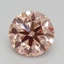 2.11 Ct. Fancy Intense Pink Round Lab Grown Diamond