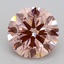 2.70 Ct. Fancy Intense Pink Round Lab Grown Diamond