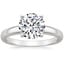 Platinum Comfort Fit 3mm Ring, smalltop view