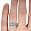The Ceto Ring, smallzoomed in top view on a hand