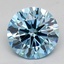 1.05 Ct. Fancy Vivid  Blue Round Lab Grown Diamond