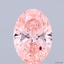 1.52 Ct. Fancy Vivid Pink Oval Lab Grown Diamond