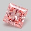 2.07 Ct. Fancy Vivid  Pink Princess Lab Grown Diamond