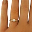 The Roma Ring, smalltop view on a hand