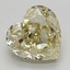 3.17 Ct. Fancy Yellow Heart Lab Grown Diamond