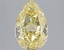 3.59 Ct. Fancy Intense Yellow Pear Lab Grown Diamond