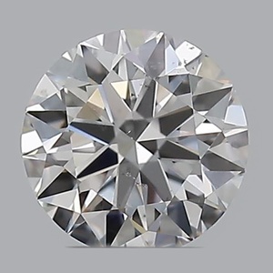 Round diamond — real photo