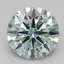 0.78 Ct. Fancy Intense Bluish Green Round Lab Grown Diamond