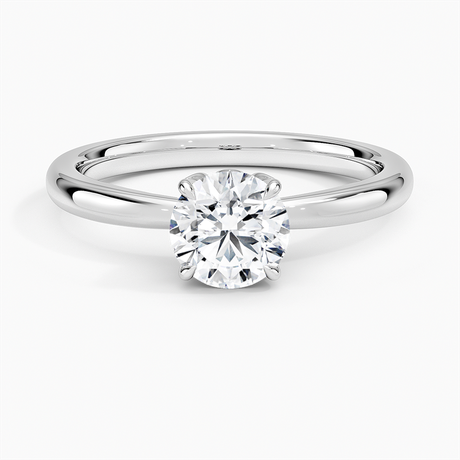 Petal 2mm Solitaire Engagement Ring