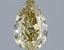 1.07 Ct. Fancy Intense  Yellow Pear Lab Grown Diamond