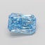 3.04 Ct. Fancy Vivid Blue Radiant Lab Grown Diamond