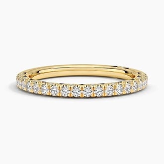 Tacori Petite Crescent Diamond Ring (1/4 ct. tw.) in 18K Yellow Gold