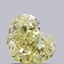 1.09 Ct. Fancy Intense Yellow Heart Lab Grown Diamond