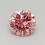 0.45 Ct. Fancy Vivid Pink Round Lab Grown Diamond