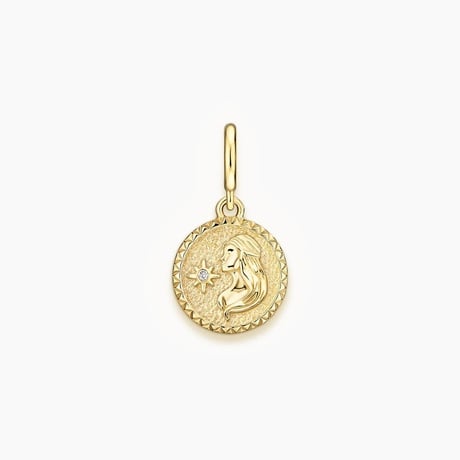 Zodiac Diamond Virgo Charm