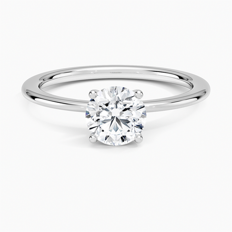 Thin Band Engagement Ring - Aimee