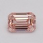 0.51 Ct. Fancy Intense Pink Emerald Lab Grown Diamond