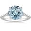 18K White Gold Aria Three Stone Diamond Ring (1/10 ct. tw.), smalltop view