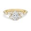 Custom Marquise Diamond Petal Ring