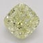 1.00 Ct. Fancy Light Yellow Cushion Diamond