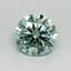 1.25 Ct. Fancy Vivid Pacific Green Round Lab Grown Diamond