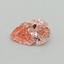 0.33 Ct. Fancy Vivid Pink Pear Lab Grown Diamond