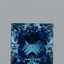 1.00 Ct. Fancy Vivid Blue Princess Lab Grown Diamond