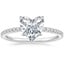 18K White Gold Perfect Fit Three-Quarter Diamond Ring (1/4 ct. tw.), smalltop view