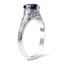 The Judita Ring, smalltop view on a hand