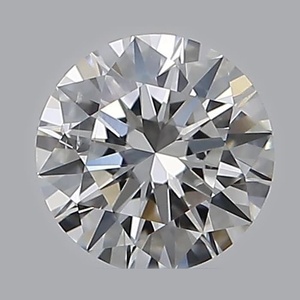 Round diamond — real photo