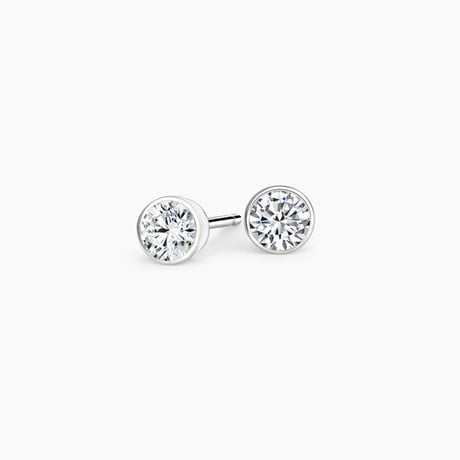 Bezel Diamond Stud Earrings (1/2 ct. tw.)