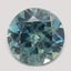 6.0mm  Blue  Round   Sapphire, smalltop view