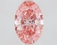 2.32 Ct. Fancy Vivid Pink Oval Lab Grown Diamond