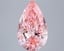 3.03 Ct. Fancy Vivid  Pink Pear Lab Grown Diamond