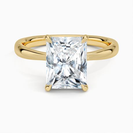 Floral Inspired Solitaire Ring