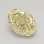 1.27 Ct. Fancy Yellow Oval Lab Grown Diamond