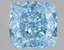 1.57 Ct. Fancy Vivid Blue Cushion Lab Grown Diamond