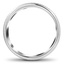 Knurled Men's Wedding Band, smallside view