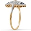 The Allene Ring, smalltop view on a hand