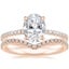 14K Rose Gold Luxe Viviana Diamond Ring (1/3 ct. tw.) with Flair Diamond Ring