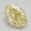 2.23 Ct. Fancy Vivid Yellow Oval Lab Grown Diamond