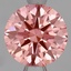 1.08 Ct. Fancy Vivid Pink Round Lab Grown Diamond