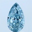 1.60 Ct. Fancy Vivid Blue Pear Lab Grown Diamond