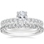 18K White Gold Petite Olympia Diamond Ring with Sienna Diamond Ring (1/2 ct. tw.)