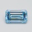 9.54 Ct. Fancy Vivid Blue Emerald Lab Grown Diamond