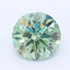 2.41 Ct. Fancy Intense Green Round Lab Grown Diamond