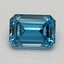 1.01 Ct. Fancy Vivid Blue Emerald Lab Grown Diamond