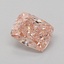 0.81 Ct. Fancy Vivid Pink Cushion Lab Grown Diamond