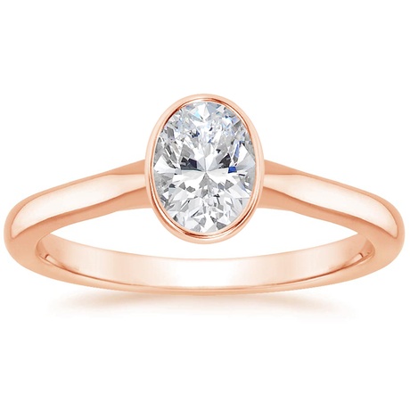 14K Rose Gold Luna Bridal Set