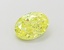 1.02 Ct. Fancy Vivid  Yellow Oval Lab Grown Diamond